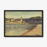 View of Dürnstein from the opposite bank of the Danube by Serafin Maurer - thumbnail_1_bf_674382dafaa684e1cf4ba6c0